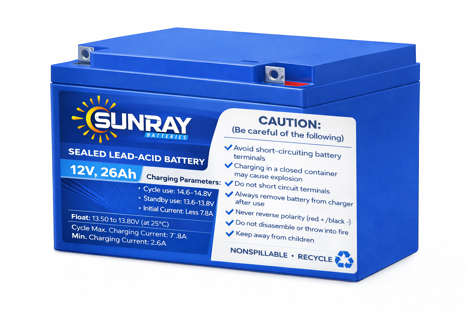 12V 26Ah Battery